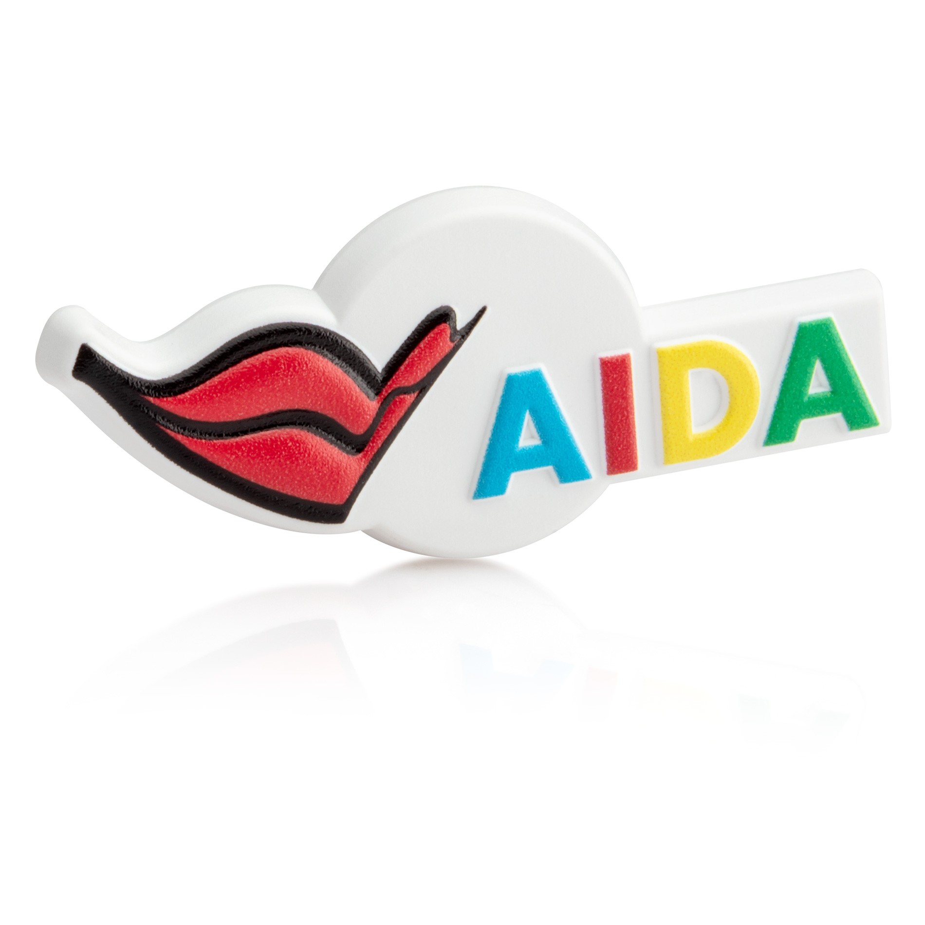 AIDA Magnet Logo und Kussmund