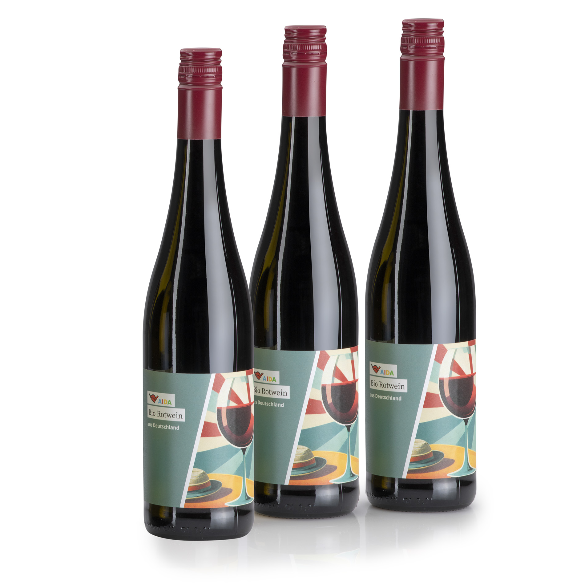 AIDA Bio Rotwein 3er Set