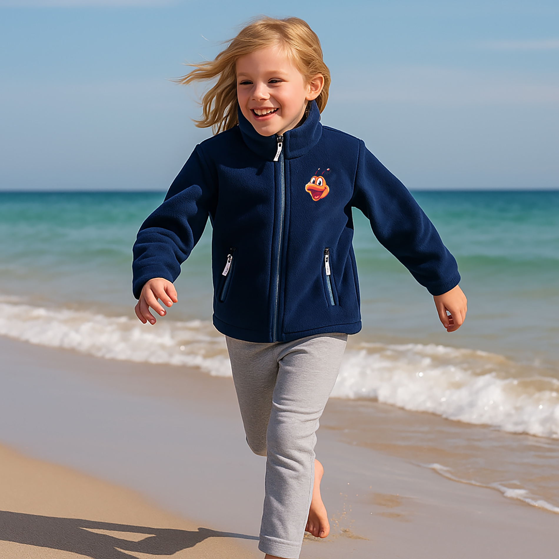 Fleecejacke Kids Clubbies Navy